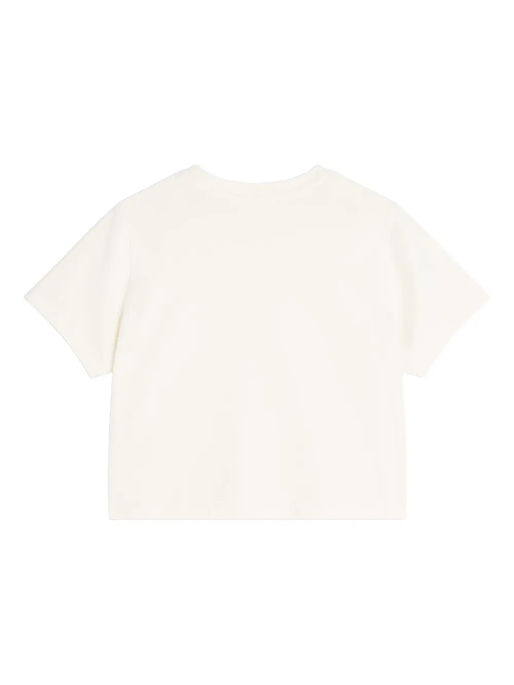 Maison Kitsuné T-shirt met borduurwerk Beige