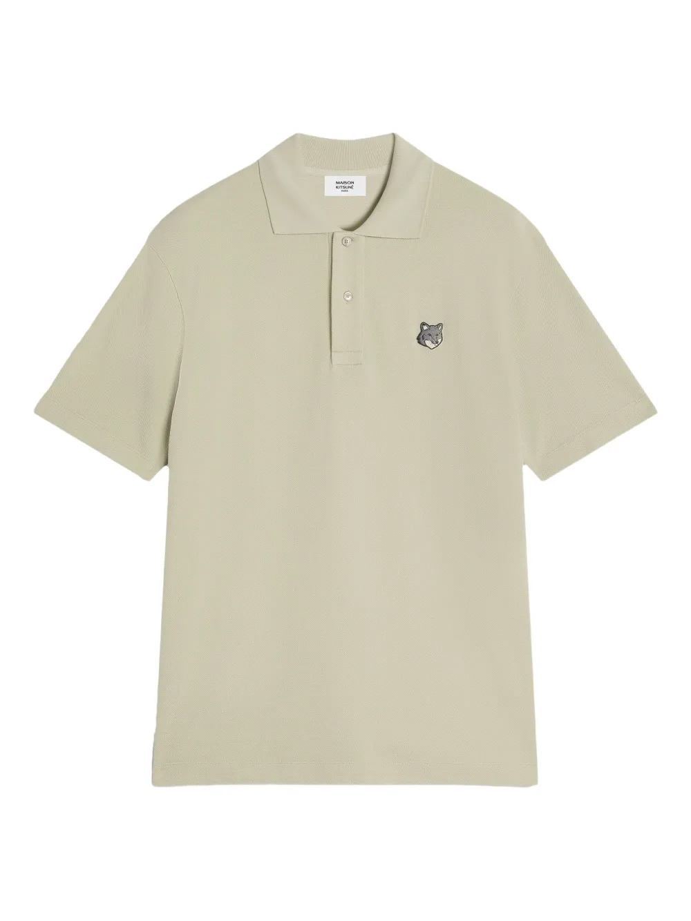 Maison Kitsuné フォックスヘッド ポロシャツ - グリーン Maison Kitsuné フォックスヘッド ポロシャツ - グリーン