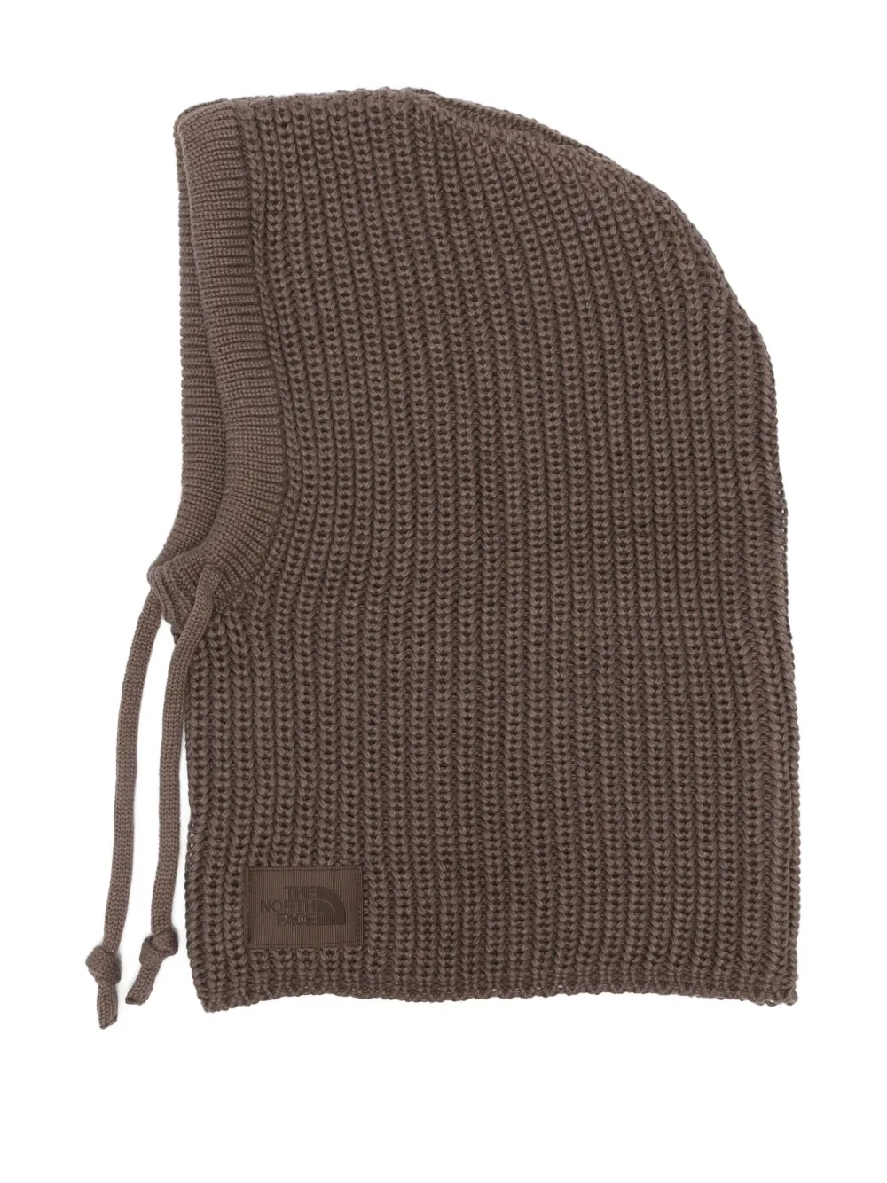 The North Face Ribbed-knit Balaclava In Brown
