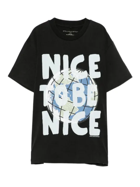 Stella McCartney Kids playera con estampado gráfico