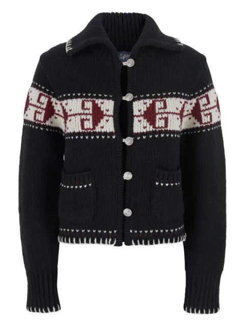 Seafarer fairisle button-down cardigan