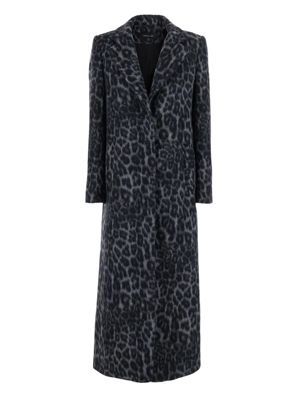 Federica Tosi leopard-print coat | Grey | Image 1