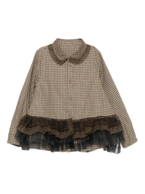 jnby by JNBY checked print shirt