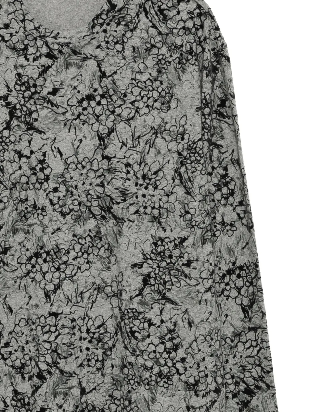 Jnby Floral-print T-shirt In Animal Print