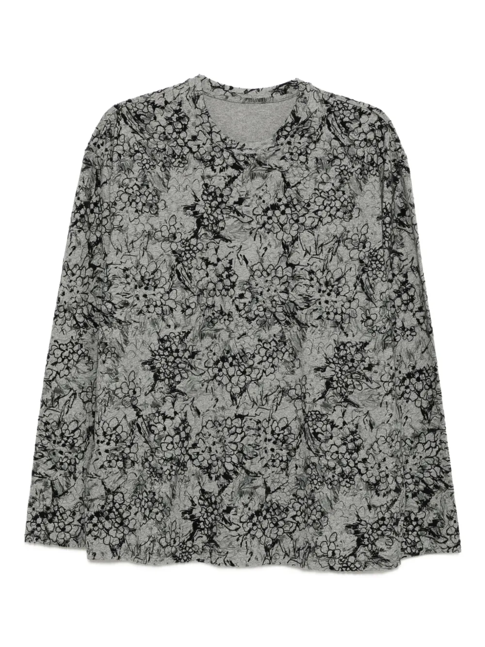 Jnby Floral-print T-shirt In Animal Print