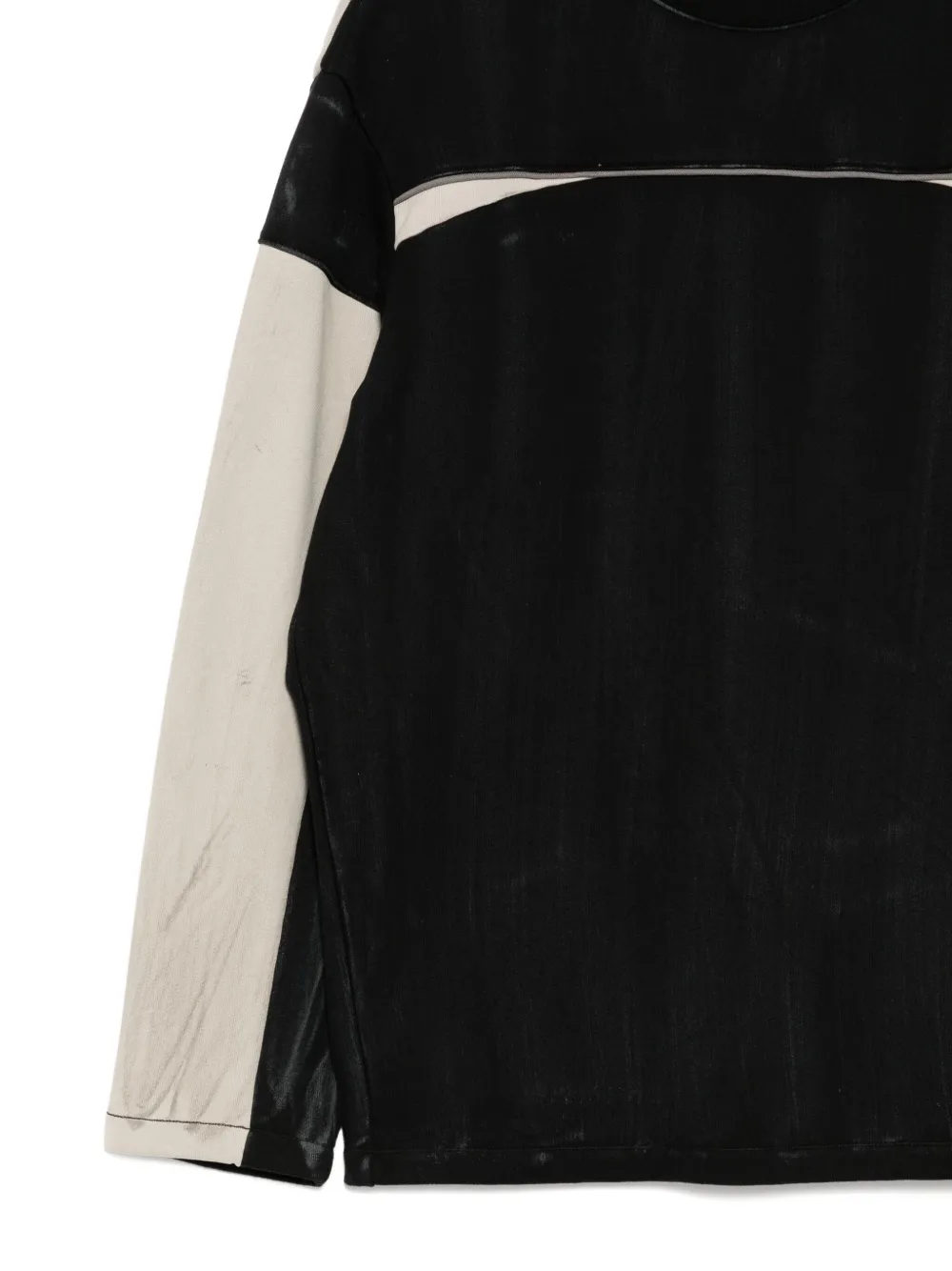 CROQUIS Sweater met verwassen effect Zwart