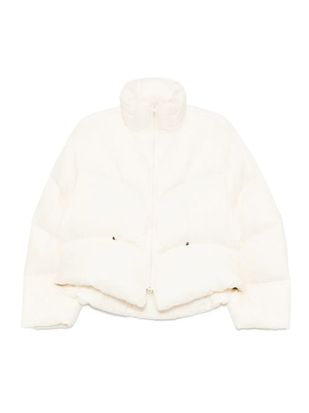 Jnby Cropped Puffer Jacket In Multi