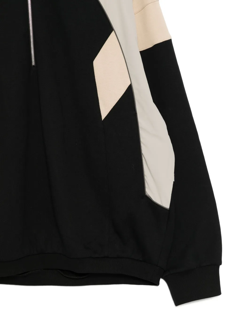 CROQUIS Biker pullover sweater Zwart