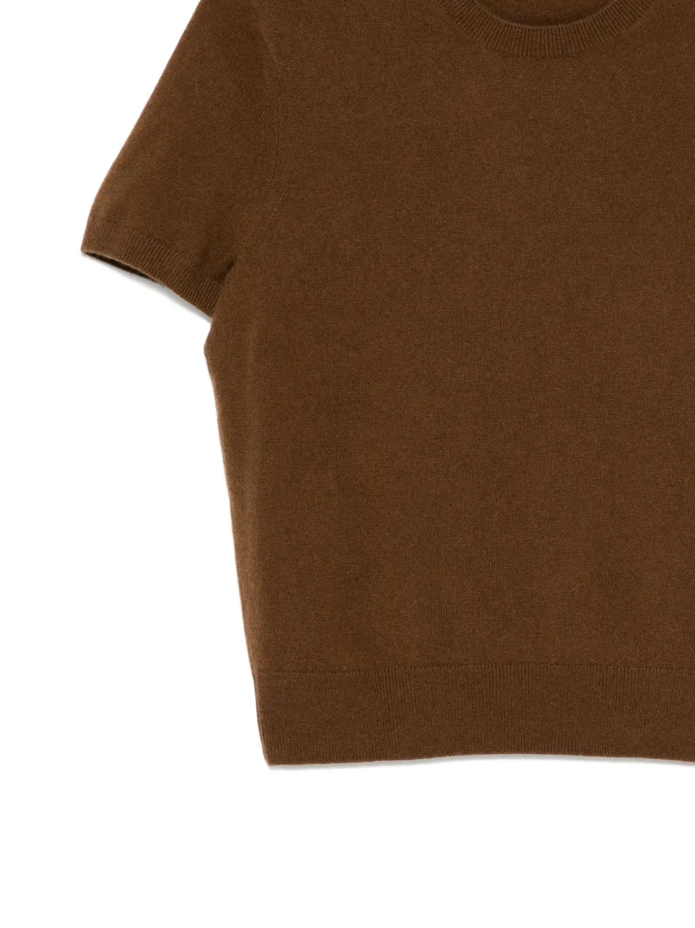 Jnby Knitted Top In Brown