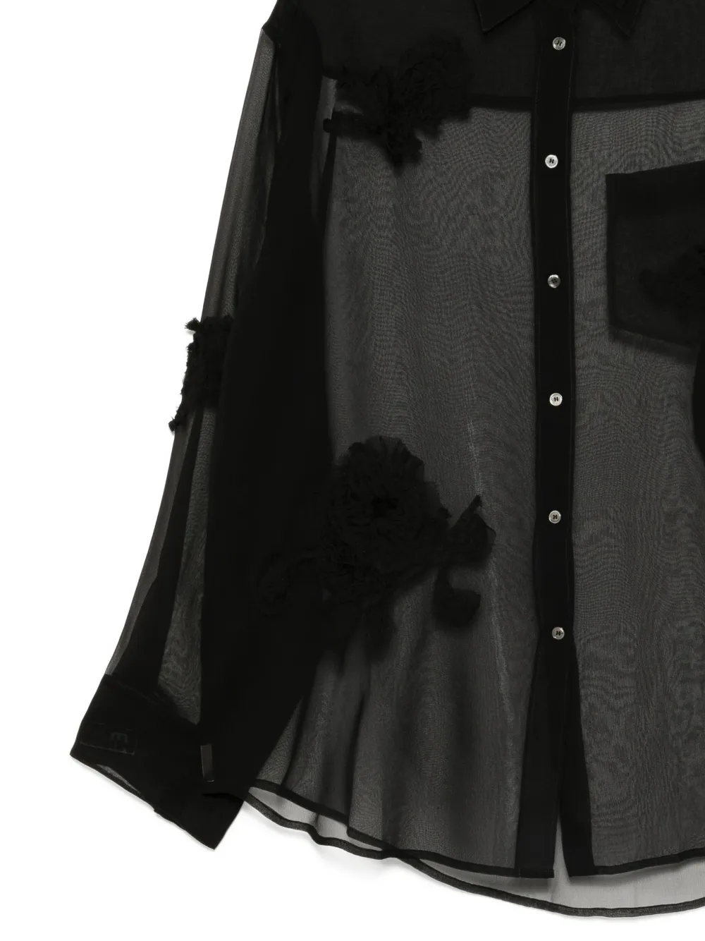 Jnby Silk Shirt In Black
