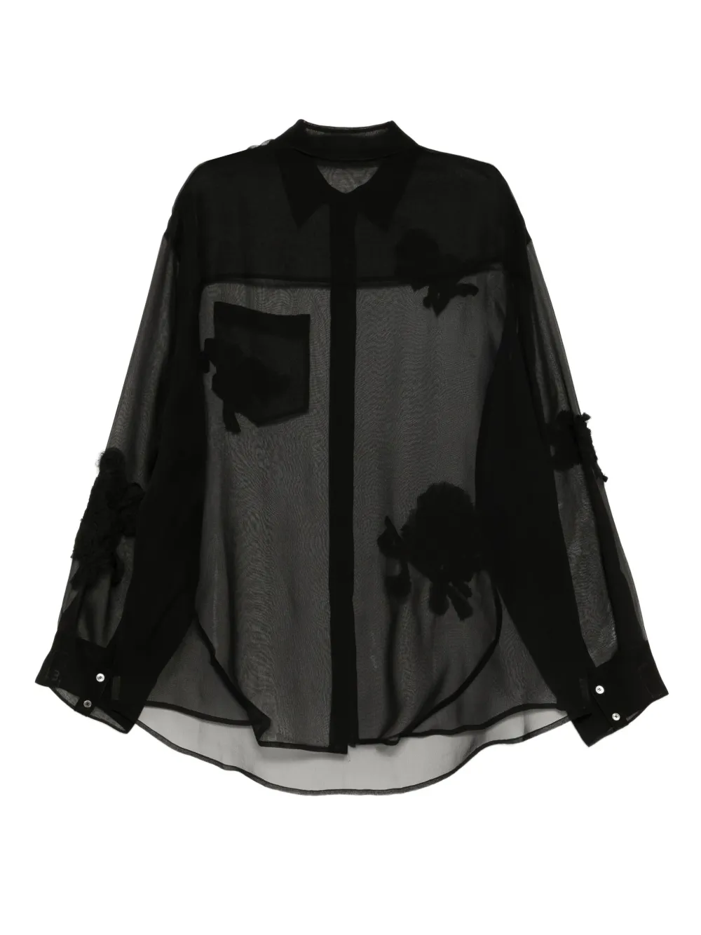 JNBY Zijden blouse - Zwart
