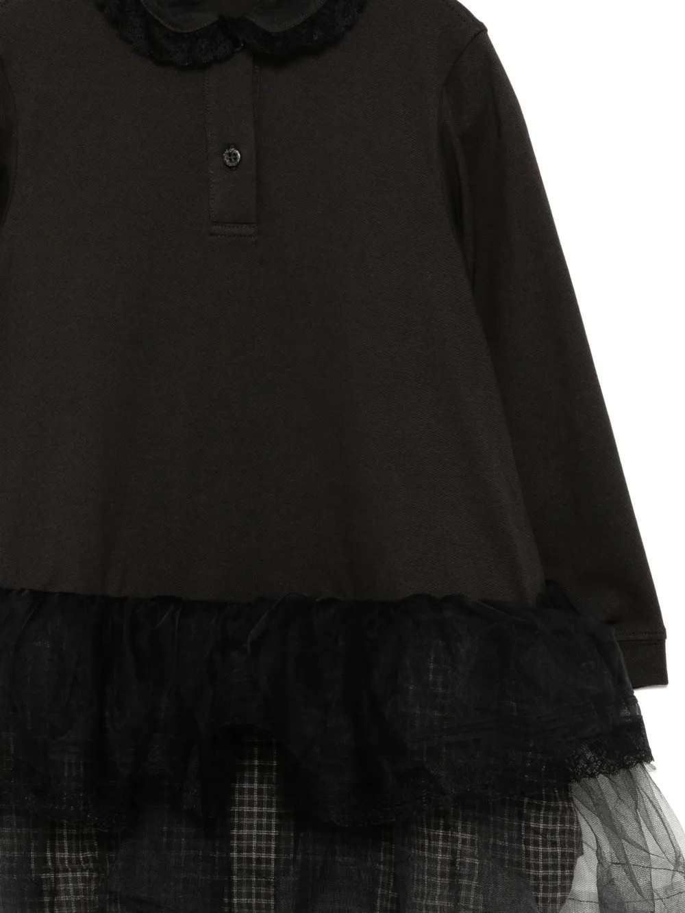 Jnby By Jnby Spliced Dress In Black