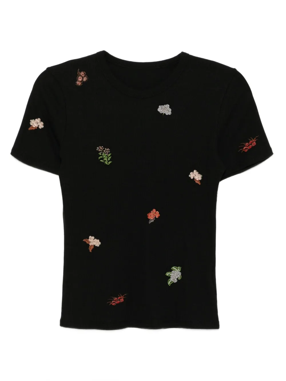 JNBY graphic-embroidered T-shirt | Black | Image 1