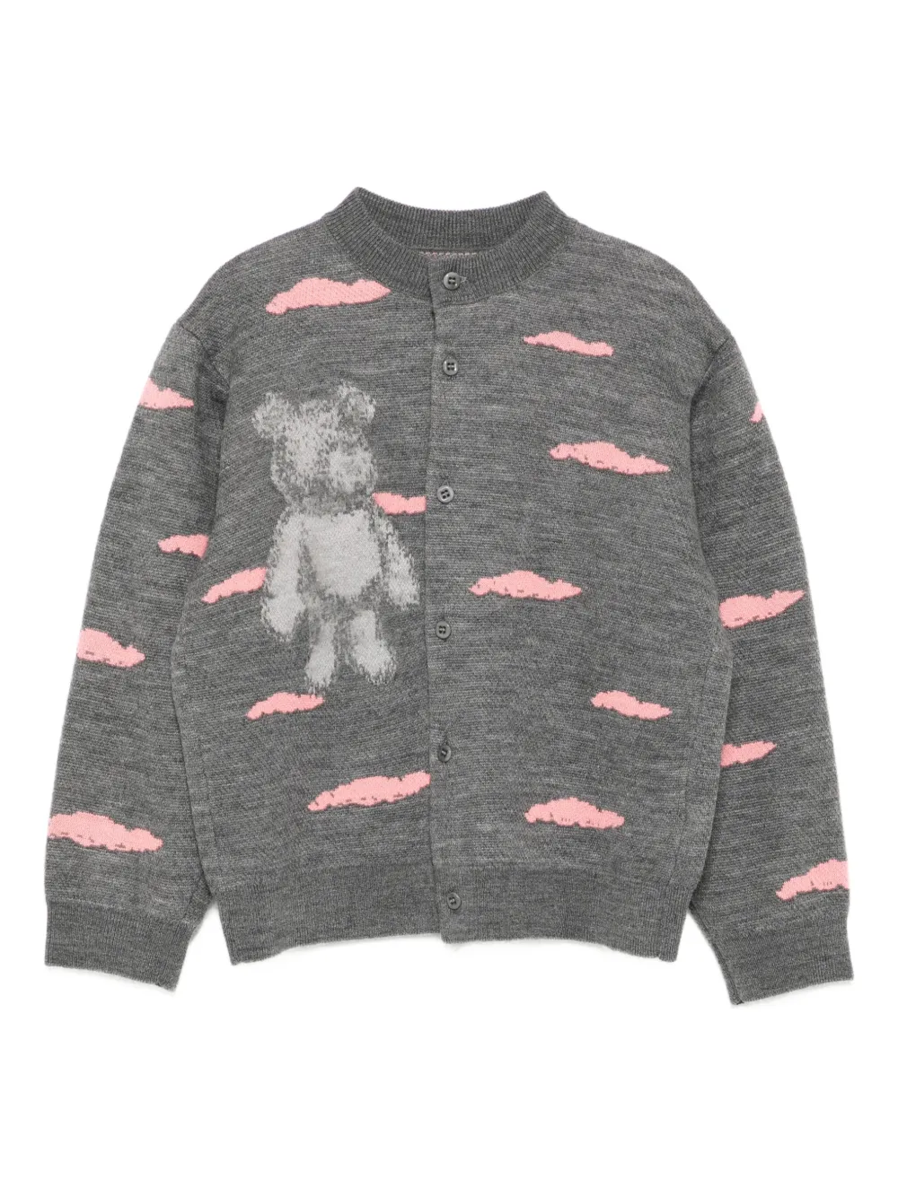 jnby by JNBY all-over graphic print cardigan | Grey | Image 1