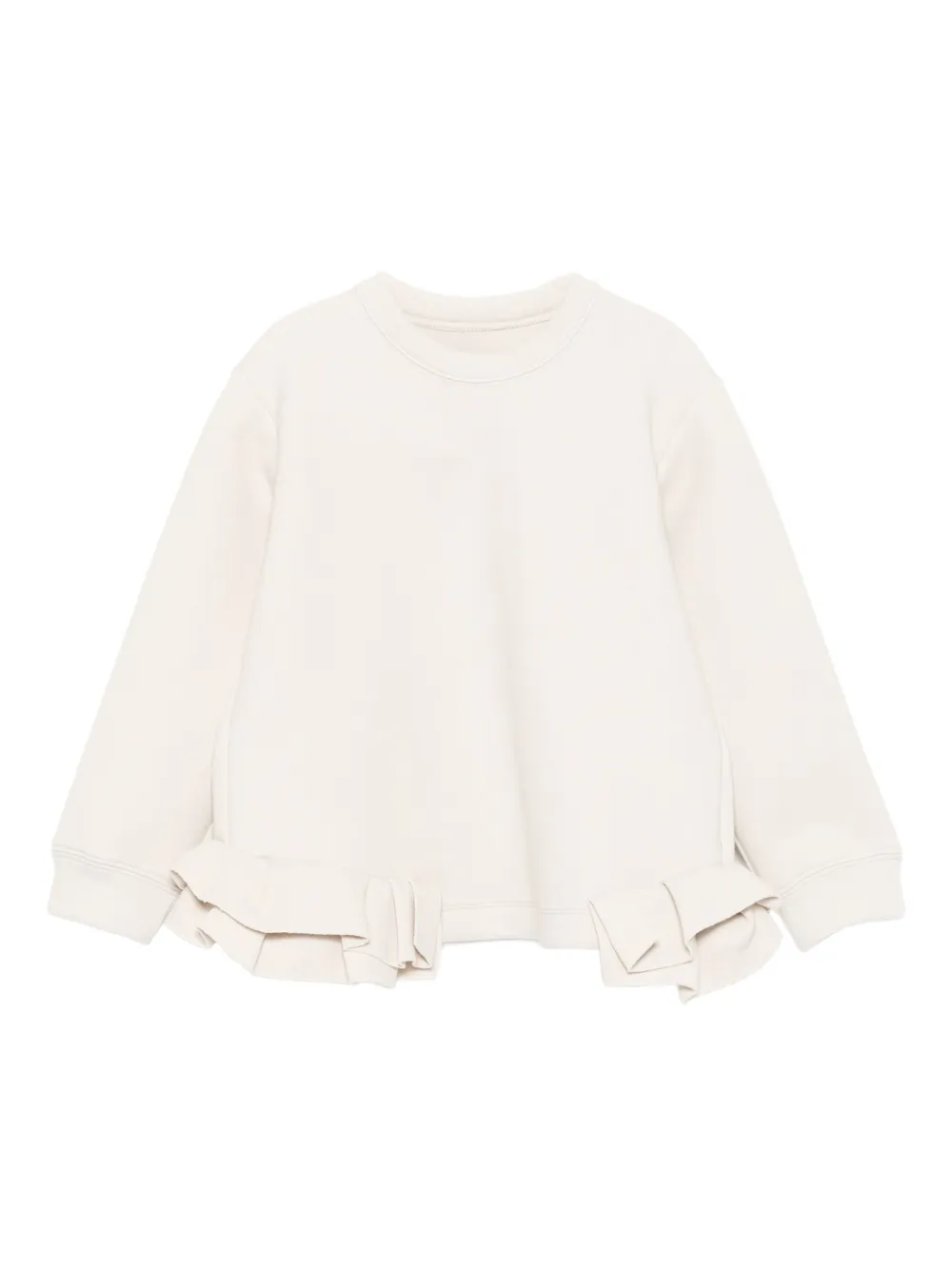 jnby by JNBY pleated-edge sweatshirt | Neutrals | Image 1