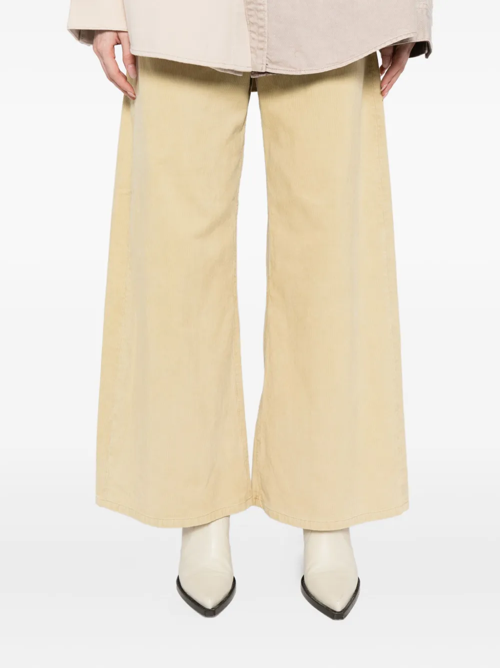 JNBY Katoenen broek Geel