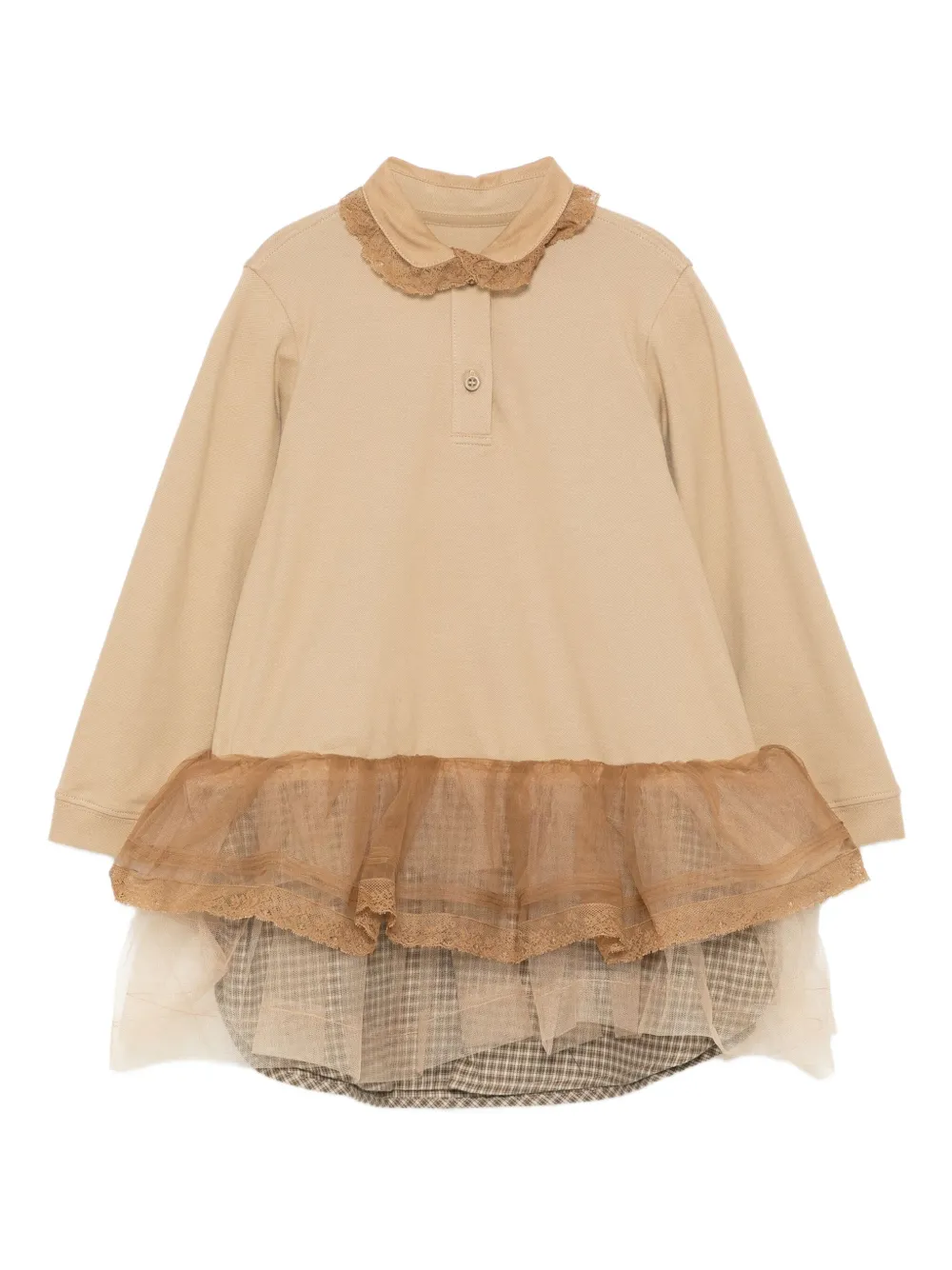 jnby by JNBY spliced dress | Brown | Image 1