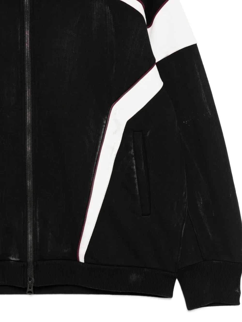 CROQUIS Hoodie met verwassen effect Zwart