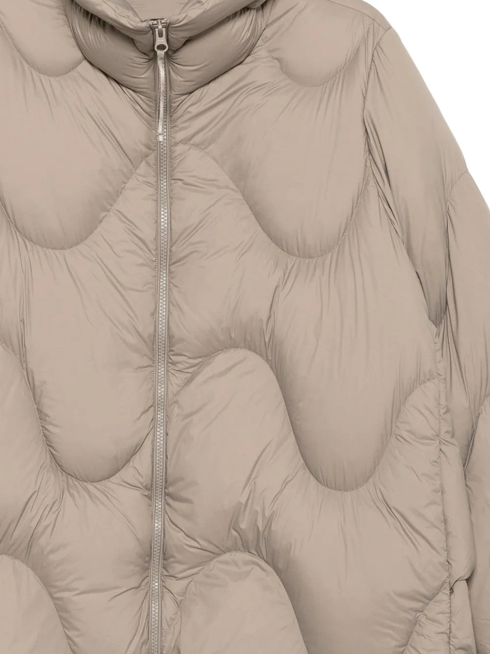 Jnby A-line Puffer Jacket In Neutral