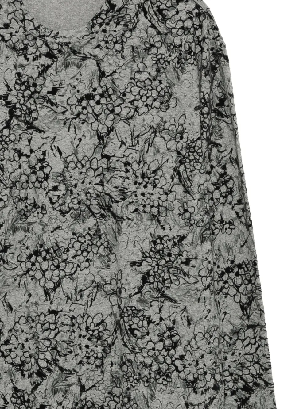 JNBY T-shirt met geborduurde bloemen Grijs