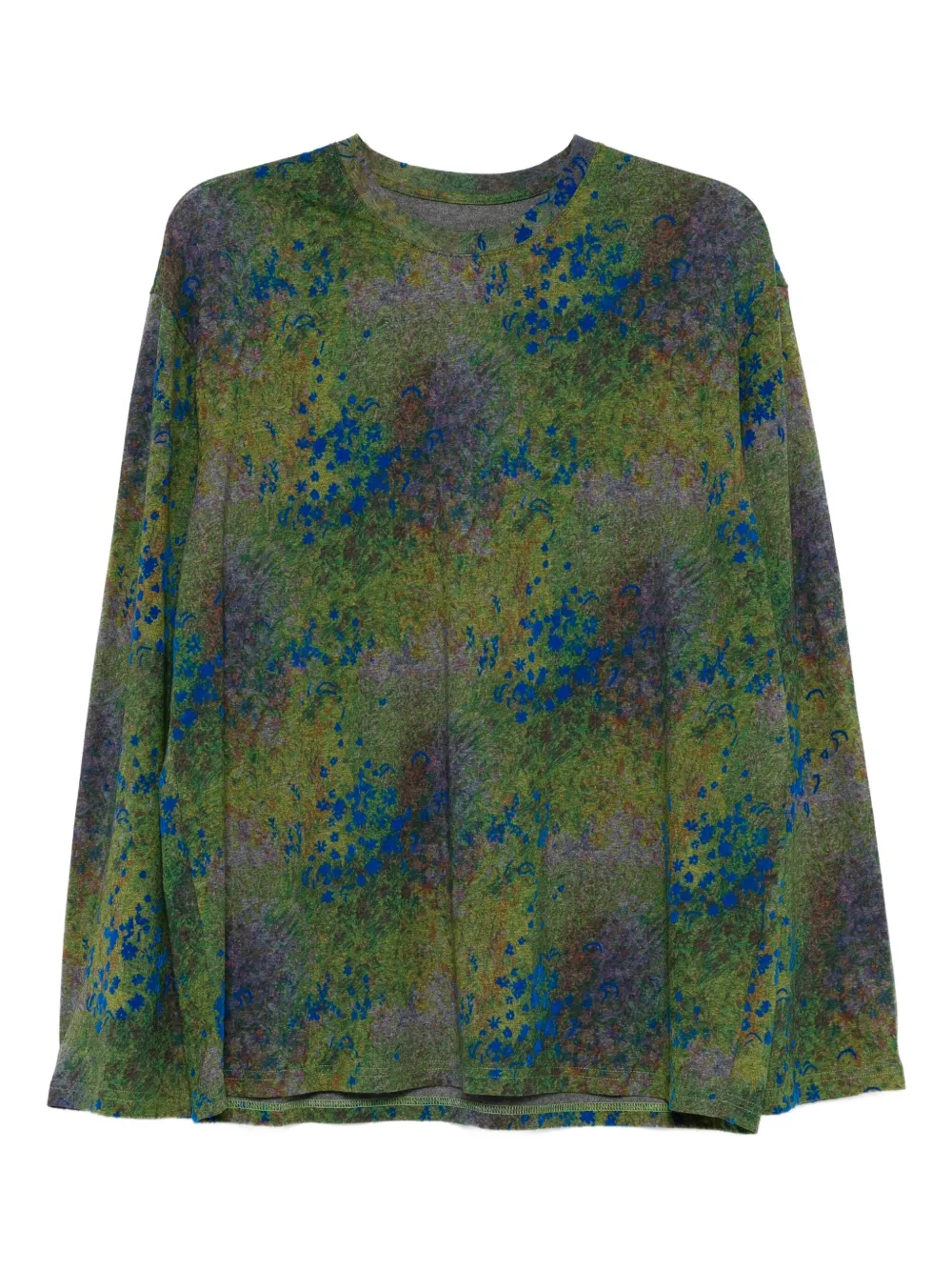 JNBY printed cotton T-shirt | Blue | Image 1