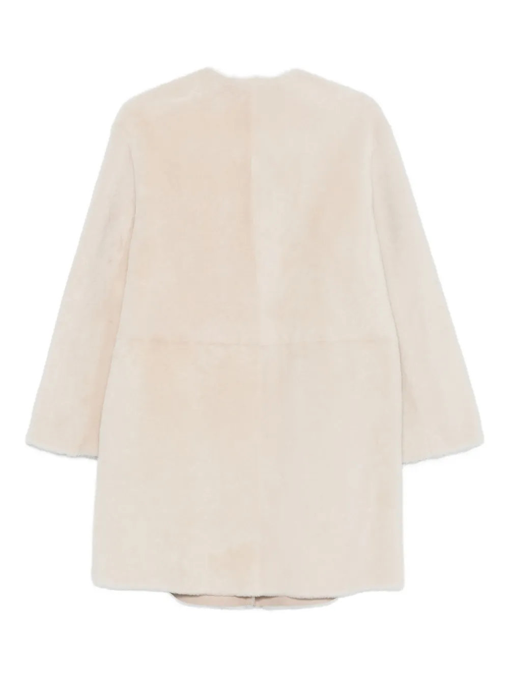 Manzoni 24 sheepskin reversible coat - Beige