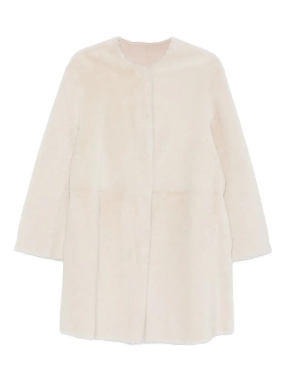 Manzoni 24 sheepskin reversible coat | Neutrals | Image 1