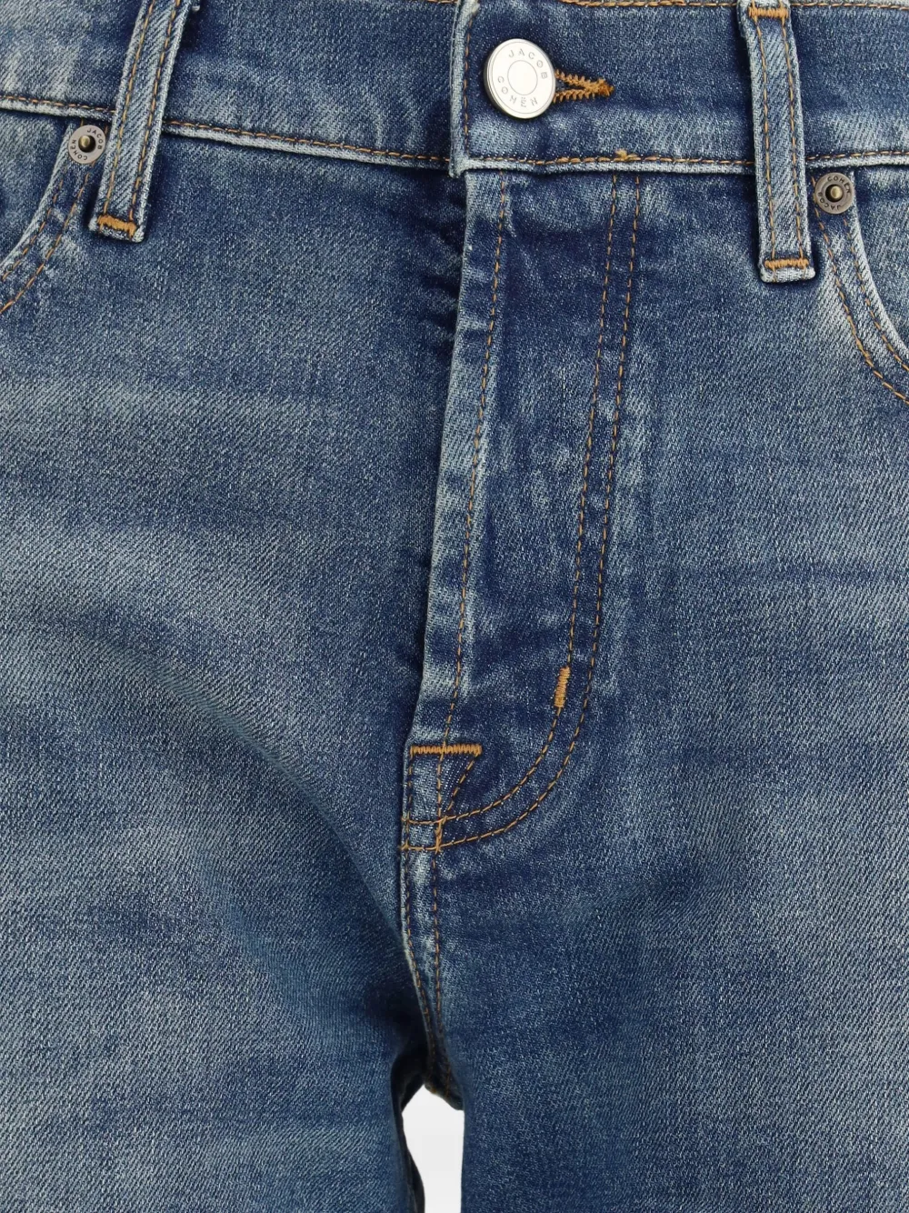 Jacob Cohën five-pocket straight-leg jeans - Blauw