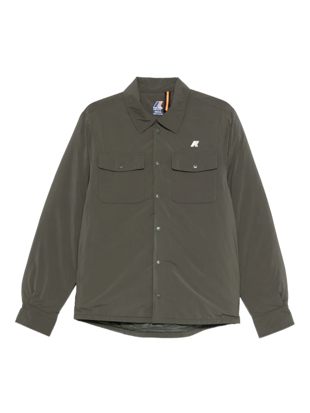 K-way Flap-pocket Shirt In Green