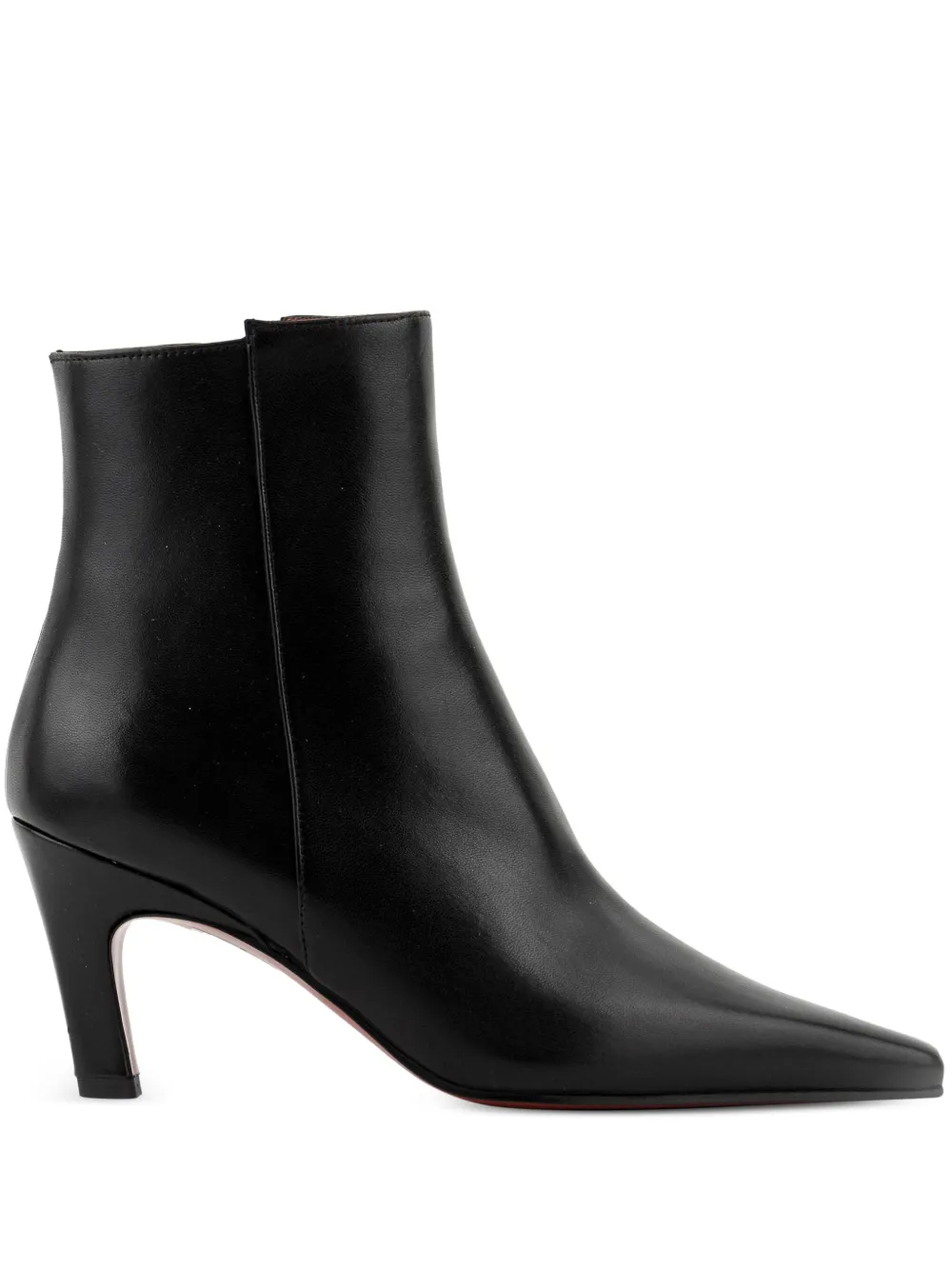 Paul Warmer 70mm Sharp pointed-toe leather boots | Black | Image 1