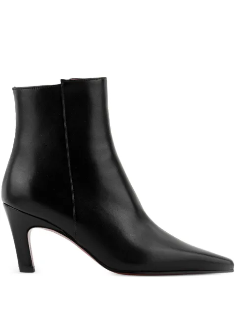 Paul Warmer 70mm Sharp pointed-toe leather boots