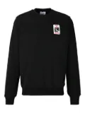 Casablanca logo-patch sweatshirt - Black