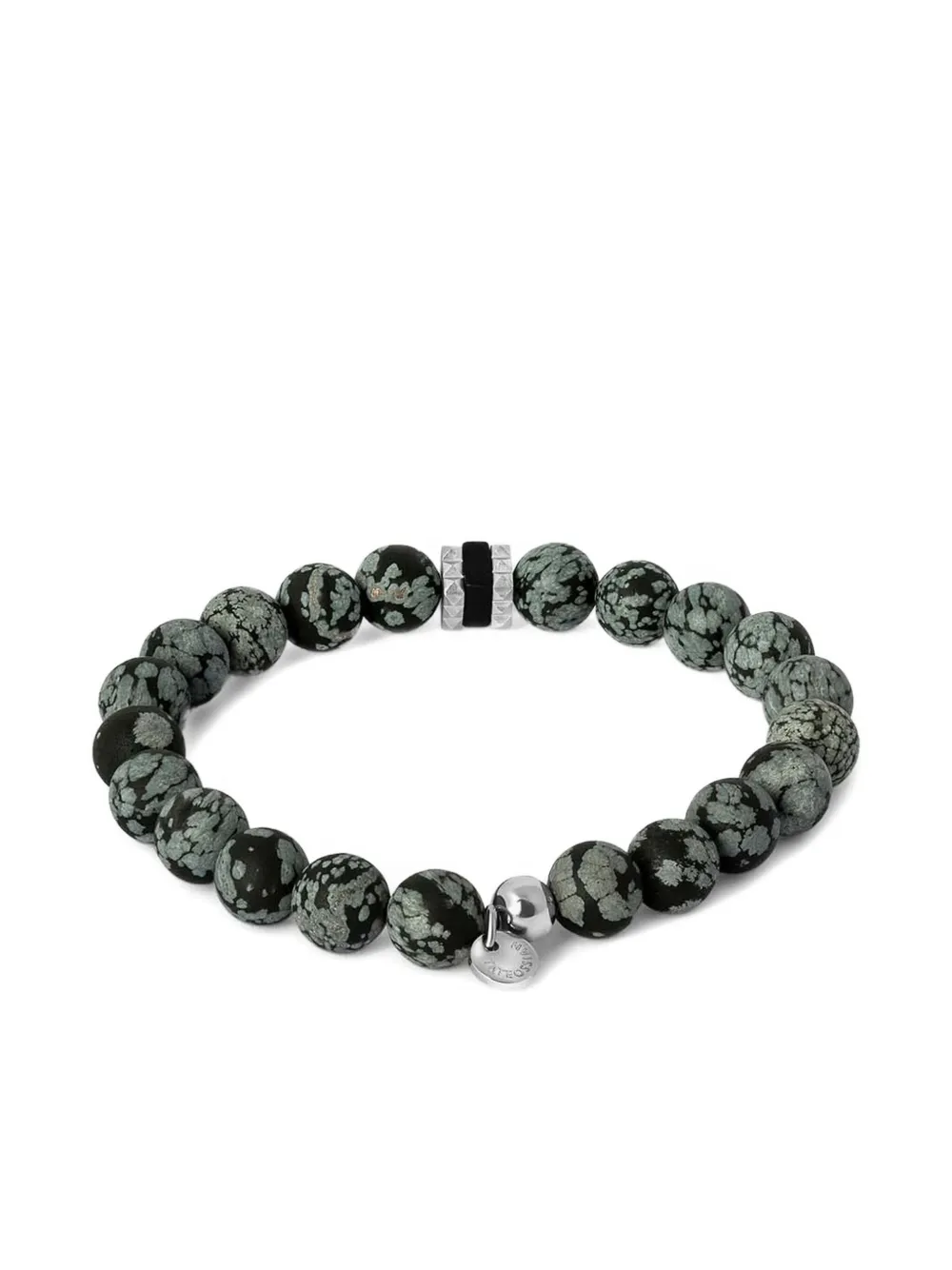 Tateossian Giza Beaded Bracelet In Green
