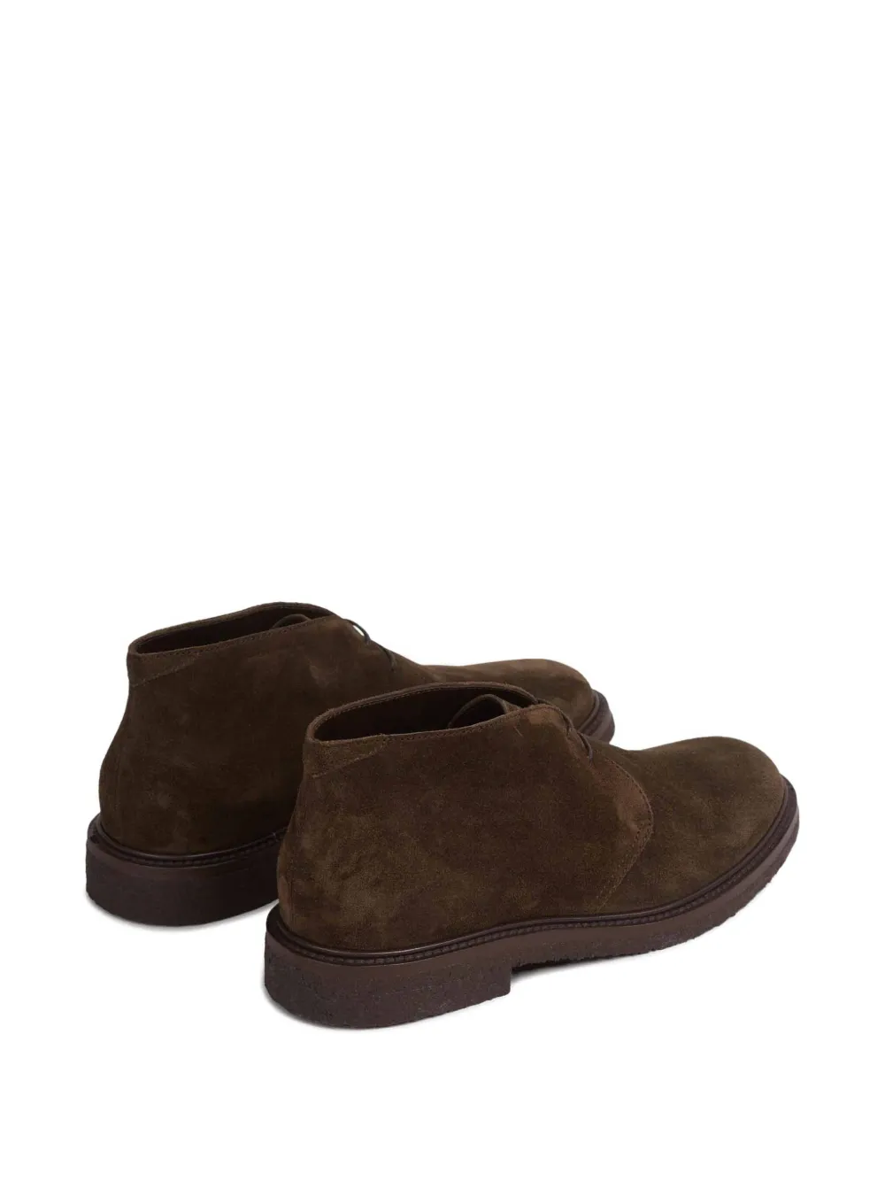 Henderson Baracco lace-up suede boots Brown