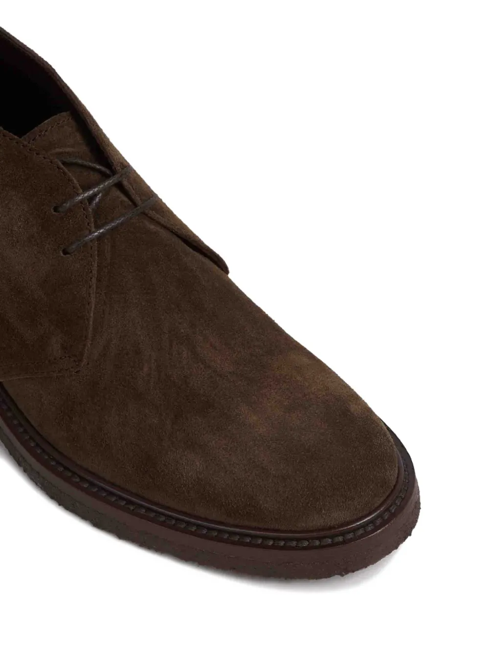 Henderson Baracco lace-up suede boots Brown