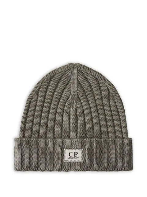 C.P. Company gorro tejido de canalé