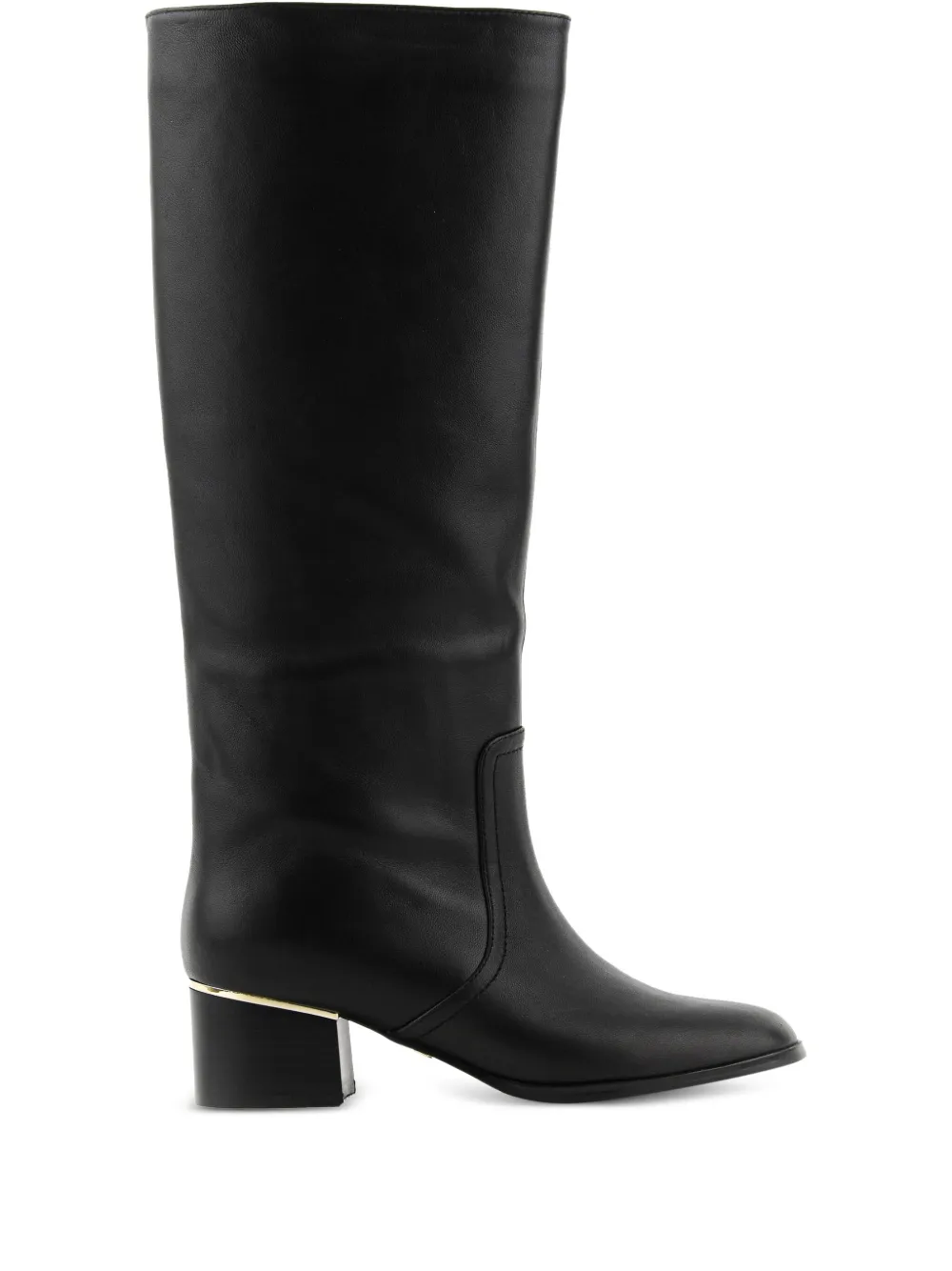 Lola Cruz leather knee-high boots | Black | Image 1