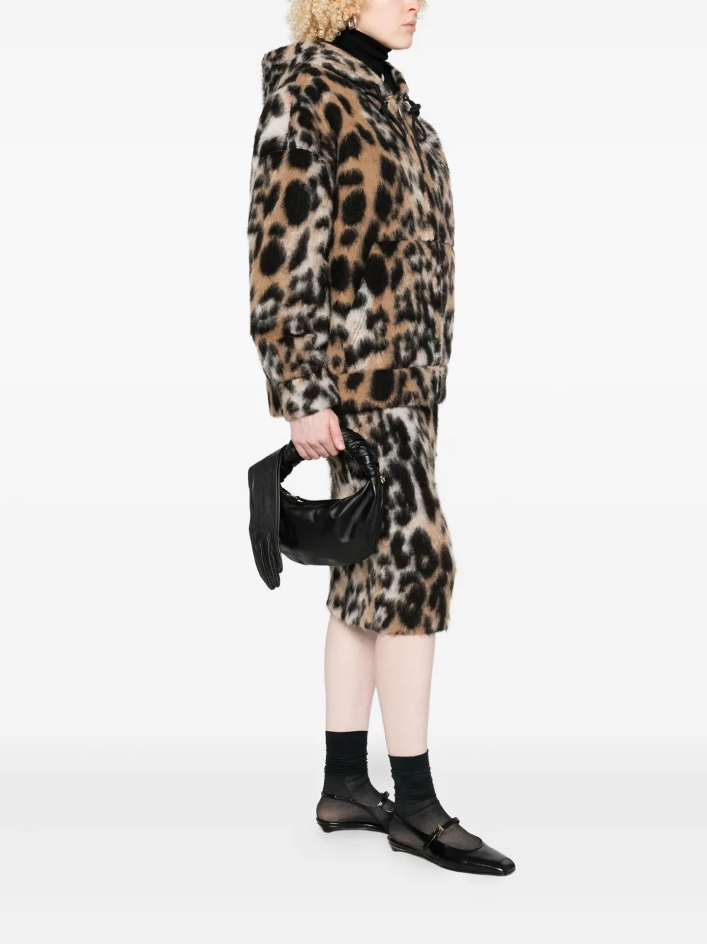 Moschino glove-handle leather tote bag | Image 2