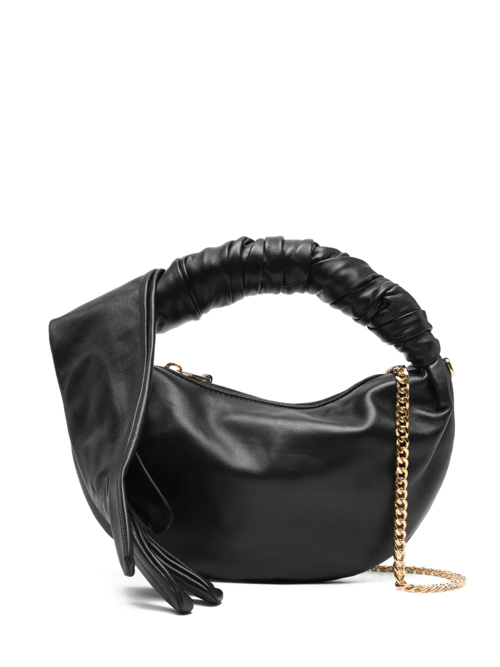 Moschino glove-handle leather tote bag - Nero