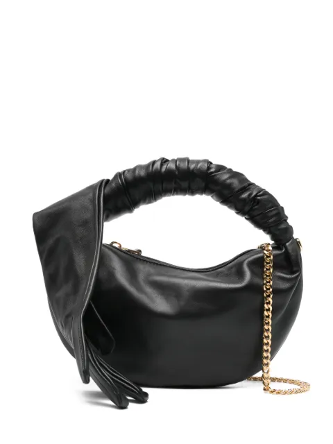 Moschino glove-handle leather tote bag