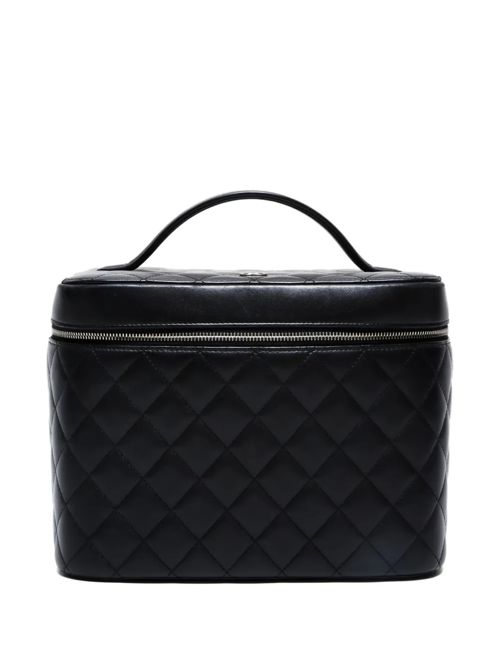 【オールブラックが可愛い♪】CHANEL ヴァニティバッグ 国内発送 CHANEL シャネル バニティ オールブラック ヴァニティバッグ CC