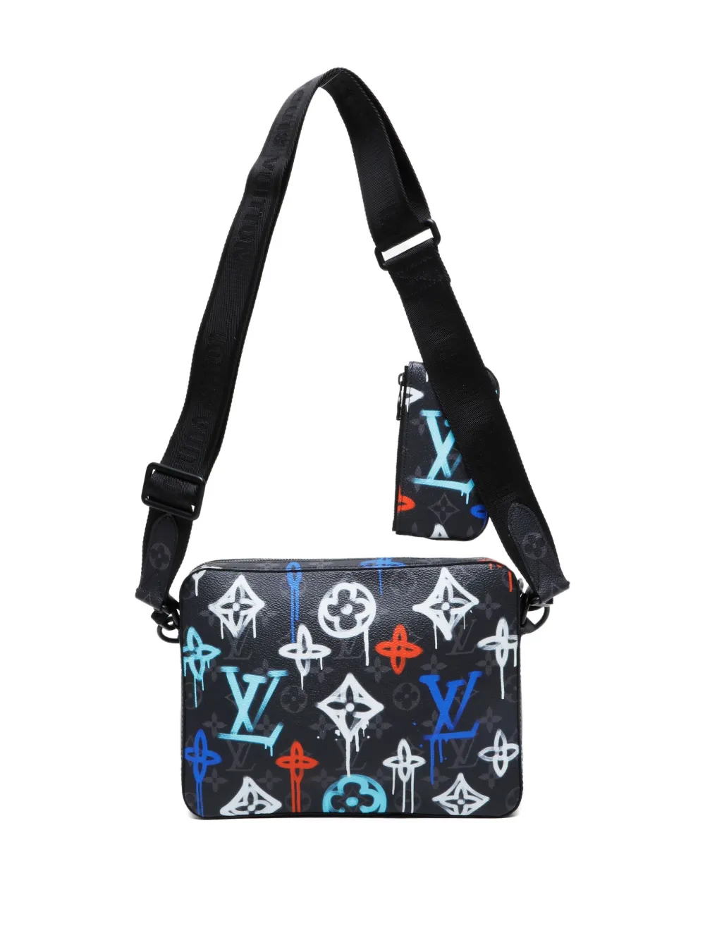 Louis Vuitton Pre-Owned 2021 Graffiti Monogram Messenger Bag | Pre-Owned | Image 2