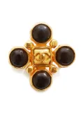 CHANEL Pre-Owned 1997 CC logo brooch - Gold