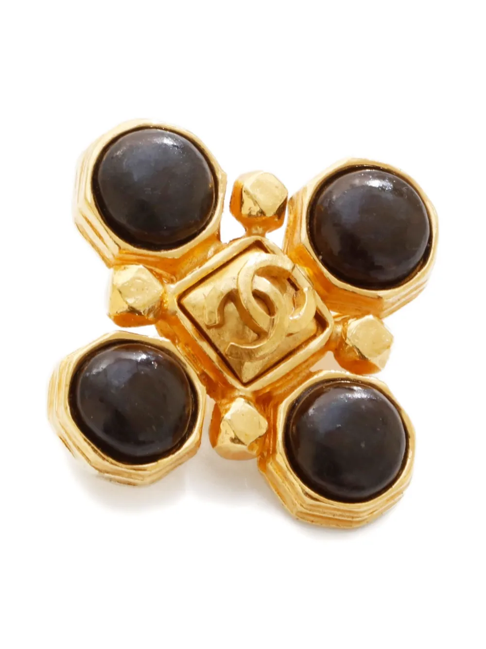 CHANEL Pre-Owned 1997 CC logo brooch | Image 2