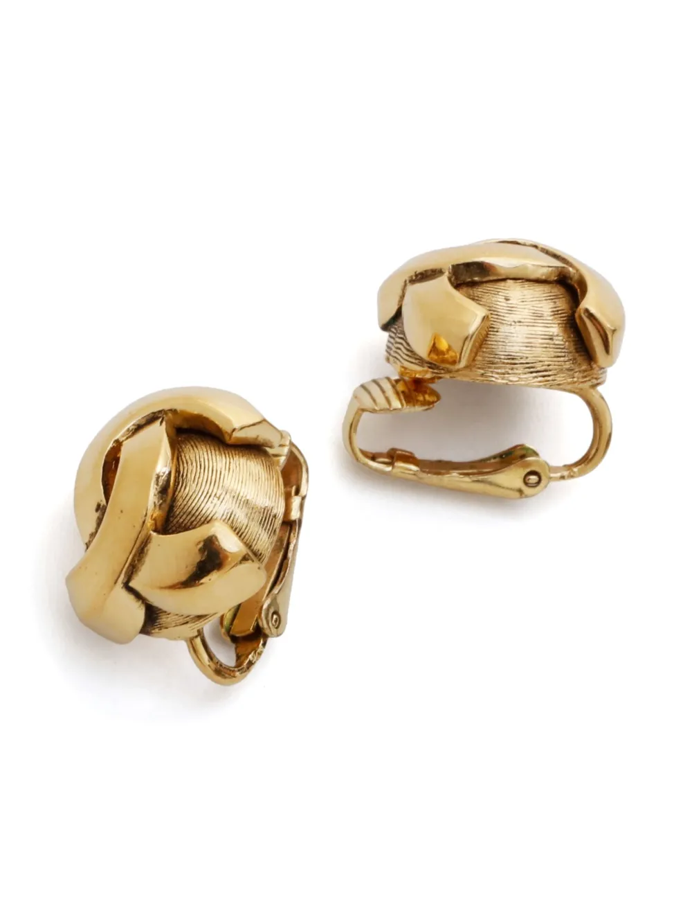 CHANEL Pre-Owned 1970-1990s CC logo clip-on earrings | Image 2
