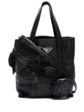 Prada Pre-Owned 2000-2020s Flower mini bag - Black