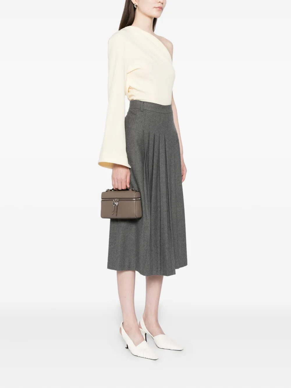 Tory Burch Romy Slim Shoulder Bag In Brown