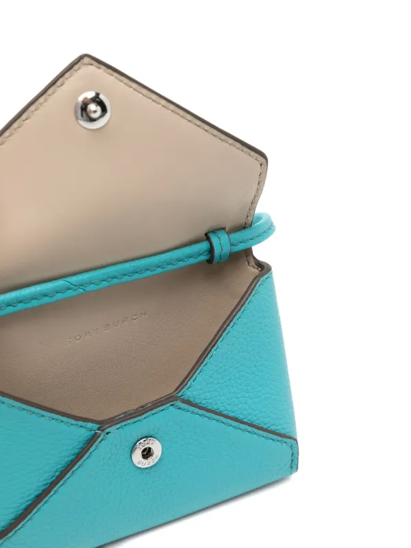 Tory Burch  ネックストラップ付き カード＆入れ(ID) Tory Burch Card Case Lanyard | Blue | FARFETCH