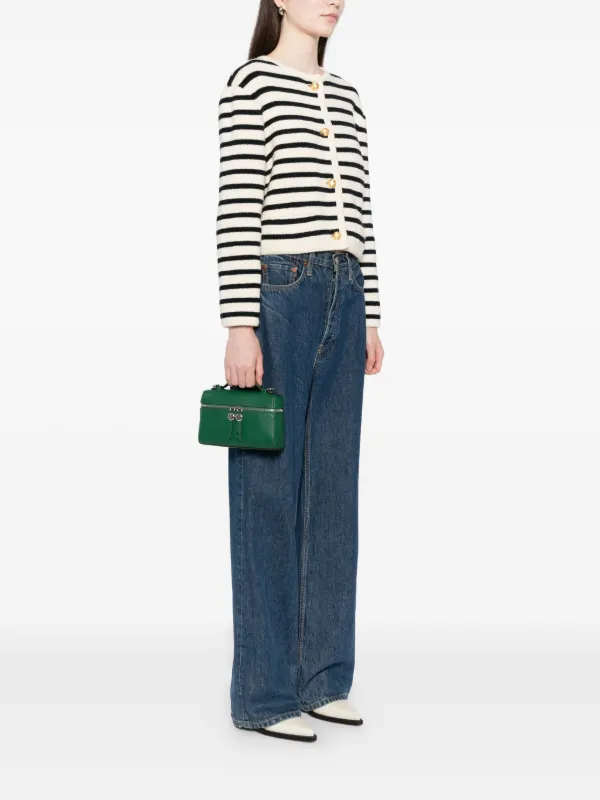 Tory Burch Slim Romy Top Handle Bag | Green | FARFETCH