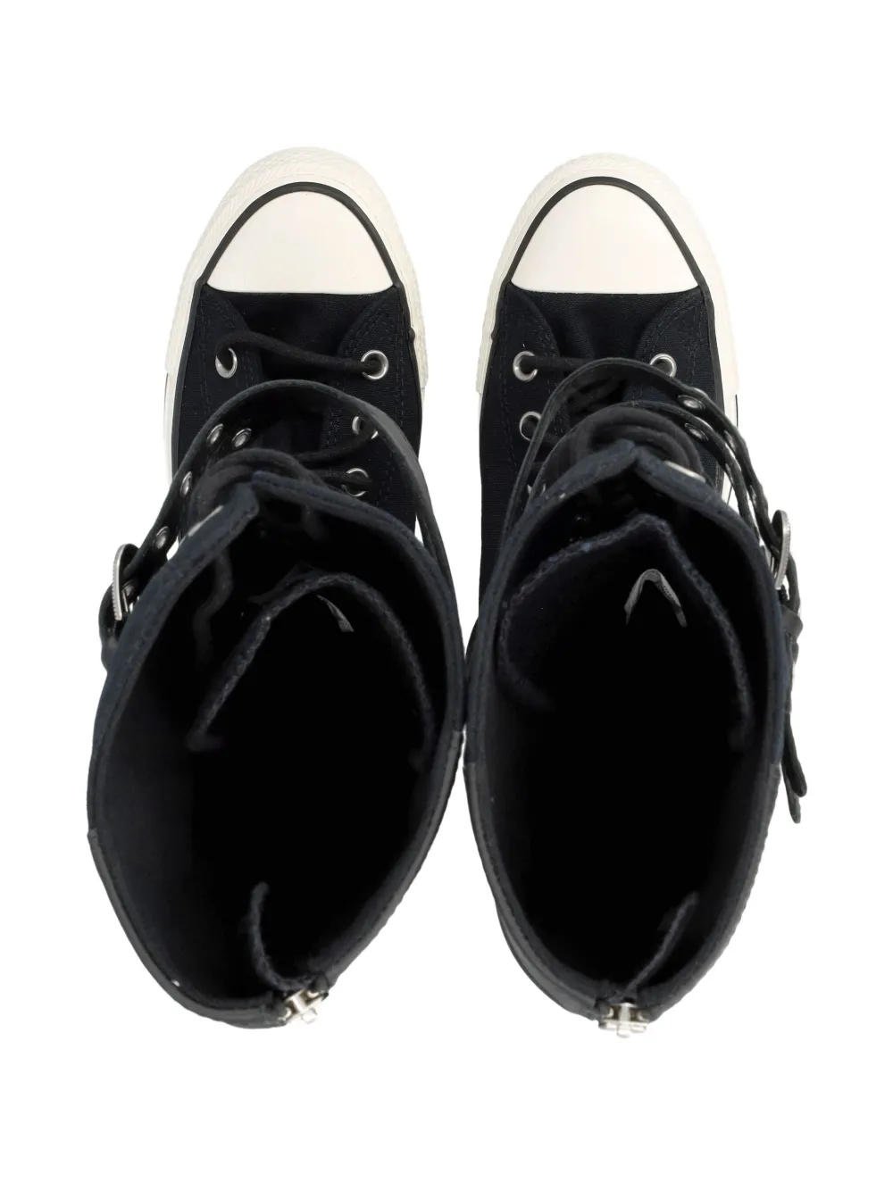 Converse Chuck Taylor All Star Xxhi Buckle-strap Sneakers In Black